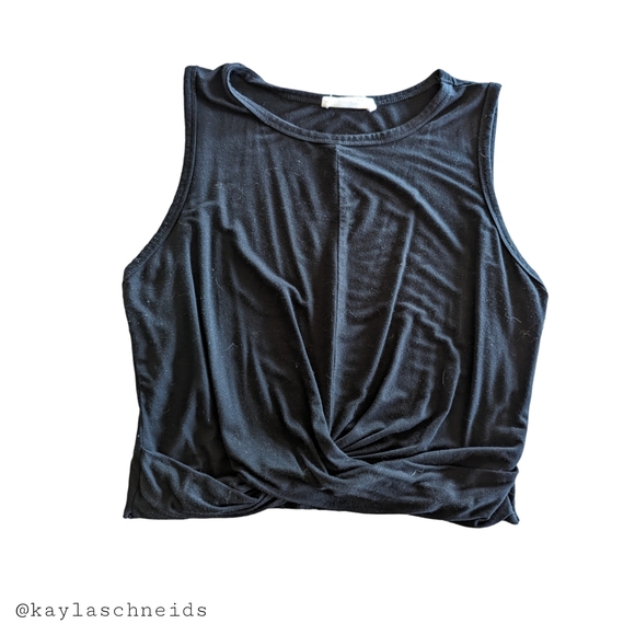 🌻2 for $20 | Zenana Knotted Crop Tank Top - Picture 10 of 11